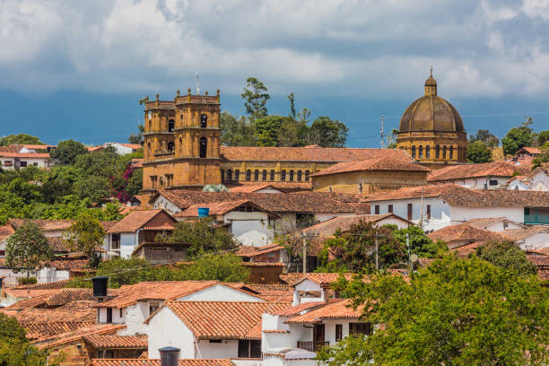 Barichara Skyline Cityscape Santander in Colombia South America
